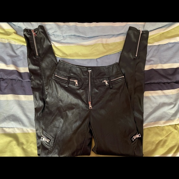 Faux Leather Pants - Picture 1 of 2